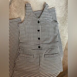 Abercrombie Houndstooth Jumpsuit
